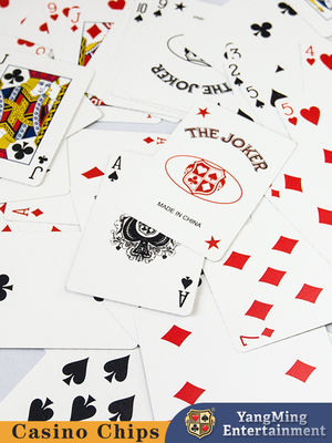 Disesuaikan Impor Black Core Kartu Bermain Baccarat Poker Game Meja Kartu Bermain