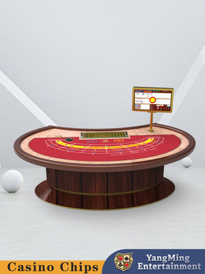 Pabrik kustomisasi oval treadle meja Lucky Six Baccarat Hiburan & Leisure Club Meja Poker