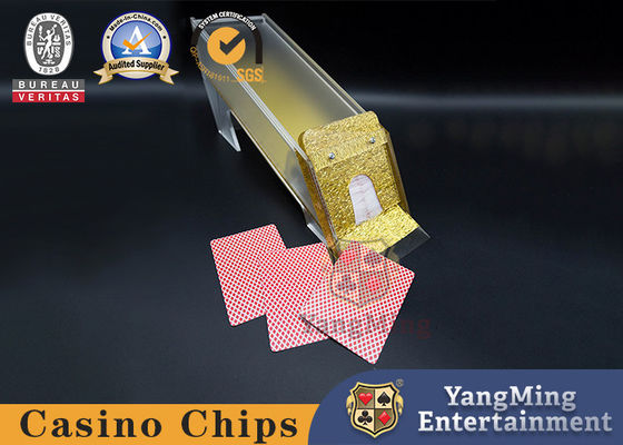 8 Deck Scrub Acrylic Poker Dealer Shoe Playing Card Dedicated Dealer Box Pemegang Kartu Poker yang Disesuaikan