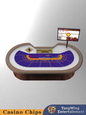 Baccarat Poker Game Chip Table Pedestal Styling Diperbarui dan Ditingkatkan Casino Poker Game Desk Table