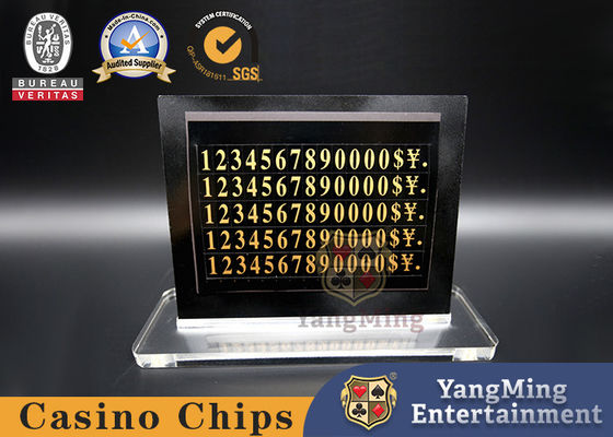 Customized Style Blackjack LED Elektronik Tabel Batas Kasino Tabel Taruhan Batas Kartu Tanda