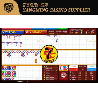 Baru ditingkatkan layar animasi Cina dan Inggris Bilingual Switching Casino Baccarat Sistem Perangkat Lunak