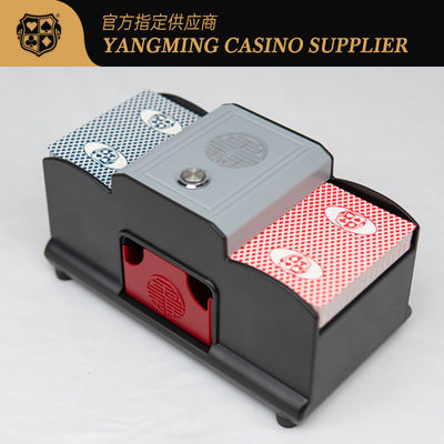 2 Deck Of Battery-Powered Dual-Purpose Poker Shuffler Baccarat Texas Hiburan Game Table Shuffler