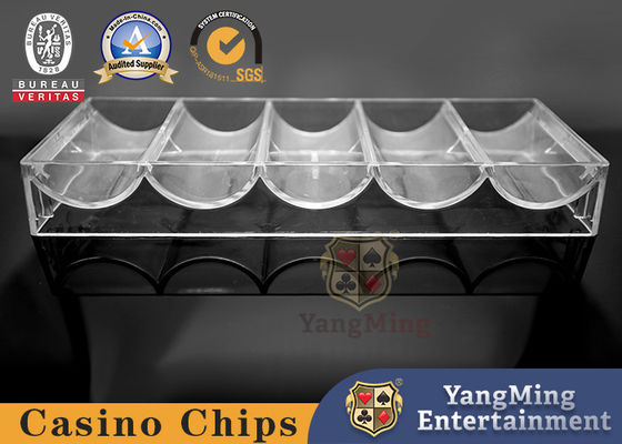 Texas Poker Table Chip Case Baki Chip Plastik Tradisional Dengan Bahan Organik Yang Ramah Lingkungan