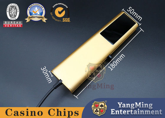 Bersertifikat Pabrik Custom Gold Gambling UV Chips Checker RFID Poker Chips Purple Light Security Core Detector
