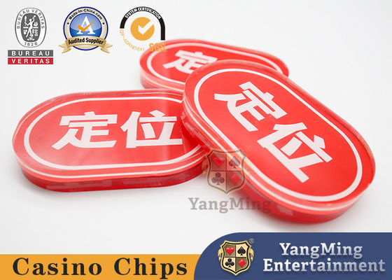 Pabrik Kasino Akrilik Desain Custom Baru Oval Produksi Bentuk Lokasi Merek