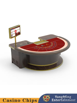 Asia Tenggara Style Meja Poker Baccarat Texas Permainan Kartu Meja Catur Produsen Spot Dapat Disesuaikan