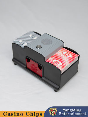 2 Pasangan Baterai-Powered Dual-Purpose Poker Shuffler Kasino Poker Table Game Shuffler