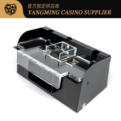 Macau Casino Metal Dedicated 1-2 Deck Bermain Kartu Shuffler Poker Kartu Sepatu Daya Otomatis Shuffler