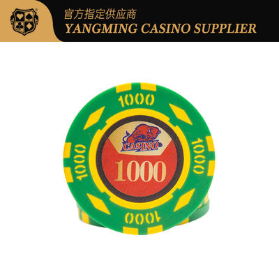 Desain Custom Baru / Texas Poker Chip Set 11.5g Clay Casino Chip Dengan Aluminium Case Untuk Permainan Judi