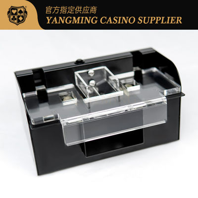 Pabrik Gaya Baru 2 Deck Texas Meja Poker Kasino Aksesoris Kartu Plastik Shuffler Meja Poker Mesin Shuffler