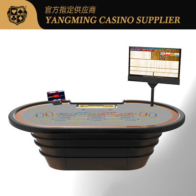 Chip RFID Sensor Cerdas Meja Poker Texas Baccarat Kasino Perjudian Casual Meja Permainan Poker