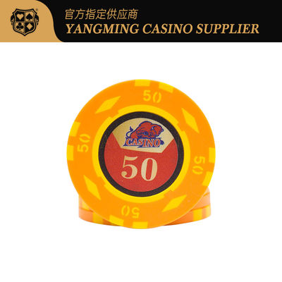 12g Iron Core Clay Poker Chip dengan Aluminium Case Texas Casino Poker Game Countertop Chip Set