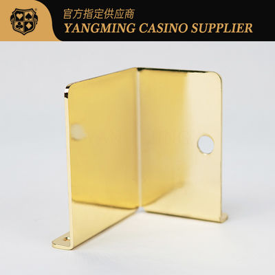 Kasino Custom 8 Deck Poker Plated Metal Poker Discard Holder Texas Baccarat Poker Game Tabletop Discard Holder