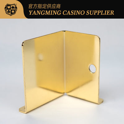 Baru Diluncurkan Electroplated Metal Poker Waste Card Holder Kasino Baccarat Hiburan Olahraga Poker Game Waste Card Holder