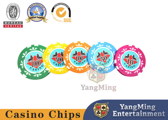 Kasino Chip, Kotak Khusus, Set Keripik Poker Aluminium, 12g - 760 pcs