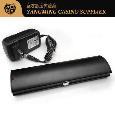 Black Wireless Charging Poker Chip UV Verifikasi Light Checker