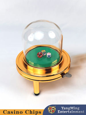 New Release Casino Plastik Emas Manual Dice Cups untuk Kasino Poker Game Meja