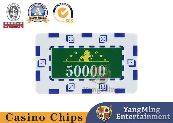760 pcs American ABS Clay Poker Fancy Chip Set Texas Hold'em Game Iron Core Anti-pemalsuan Chip Coin Factory Set dalam Stok
