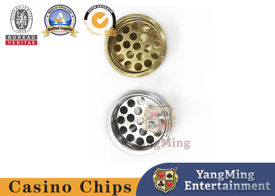 70g Kasino Permainan Aksesoris Texas Hold 'Em Meja Stainless Steel Drop Layar Asbak Untuk Meja Poker Minuman pemegang
