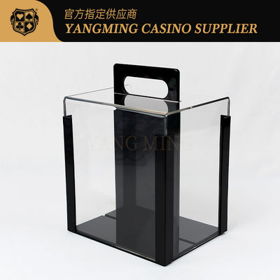 Kotak Chip Akrilik 1000 Yard yang Baru Ditingkatkan untuk Permainan Poker Klub Kasino Baccarat