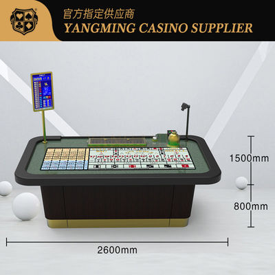 Meja Sic Bo Listrik Kustom Berkualitas Tinggi untuk Permainan Poker Klub Kasino, Meja Sic Bo