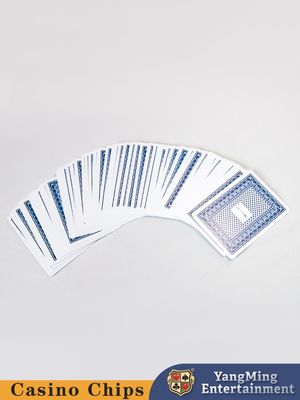 Kartu Poker Plastik Texas Hold'em Poker Tahan Air Huruf Besar Kartu Plastik Permainan Meja Poker Kartu Remi