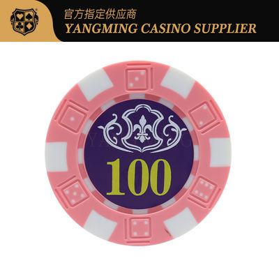 Jual grosir tiruan kami ABS dadu chip set Baccarat Casino Casual Entertainment Poker Game Chip
