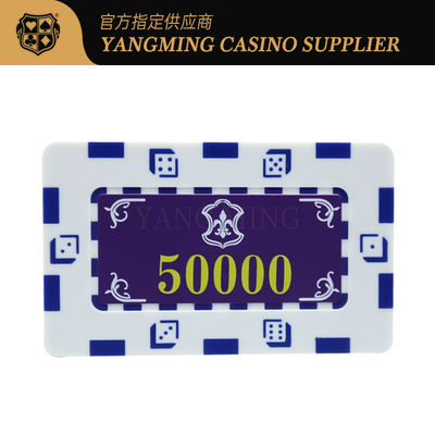 Desain terbaru tiruan kami ABS Dice Code Set Casino Poker Game Chips Meja