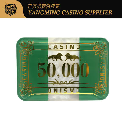 760 Buah Set Chip Akrilik Chip Poker Plastik Kristal Baccarat Koin