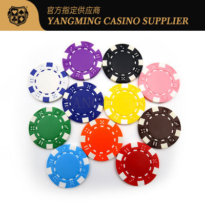 Custom Logo ABS Keramik Poker Chip Set 11,5 Gram US Chip Plastik untuk Kasino Texas Club Poker Game