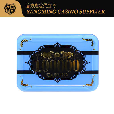 Disesuaikan Chip Akrilik Desain Pola Naga Harimau Kristal Plastik Baccarat Poker Game Meja