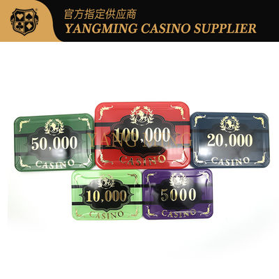 760 Piece Of Acrylic Chips Set Baccarat Texas Hold'em Game Meja Dengan Kotak Penyimpanan