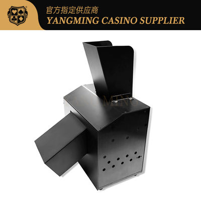 Klasik Kasino Permainan Aksesoris Tunggal Port Logam Besi Mesin Shredding Kartu Poker Otomatis