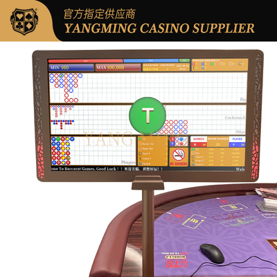 International Thick 27-inch Dual Sided Monitor With Lights For Casino Poker Games