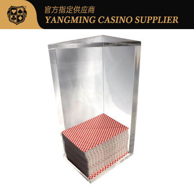 6 Deck Acrylic Full Polish Kasino Buang Holder Untuk Blackjack