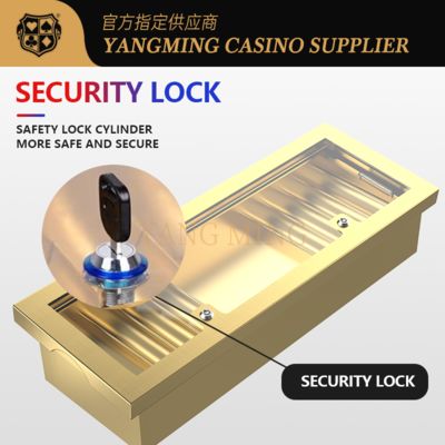 Baki Chip Tray Kasino Logam yang Dapat Disesuaikan – Pengelolaan Chip yang Aman & Bergaya Untuk Permainan Kasino