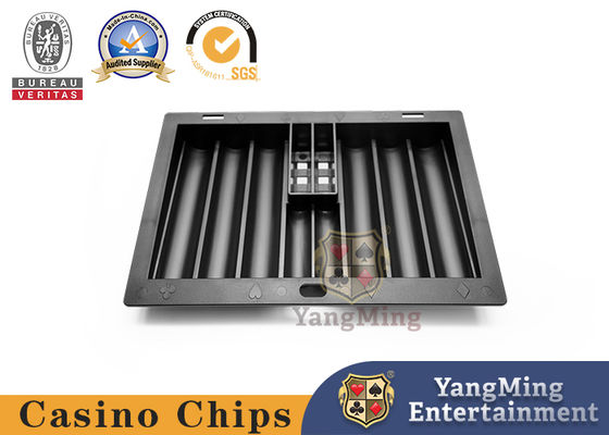 Pencampuran Emas Kasino Mewah Chip Tray Warna Kuning Untuk Perjudian Porker Chip Game