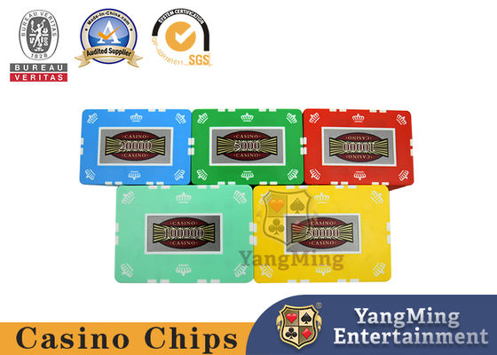 RFID Crown Clay Casino Chip Set Dengan Kasus Aluminium Anti-Palsu UV