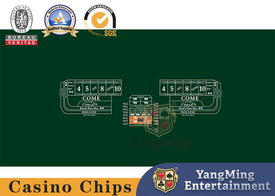Produsen Taplak Meja Poker Dadu Kustom Kualitas Tinggi Tahan Air Dukungan Desain Gratis Pembelian Grosir Tersedia