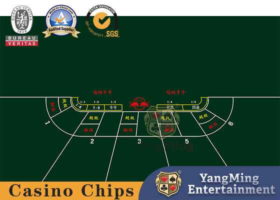 Taplak Meja Tahan Air Meja Permainan Kartu Poker Sapi Super Kustom Gaya Mediterania Asia Tenggara