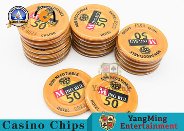 Acrylic RFID Chip Chips Baccarat Poker Table Games Can Be Customized