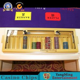 Pabrik Original Custom Gambling 8-10 Player Layout Cetak Baccarat Texas Poker Meja Logo Disesuaikan