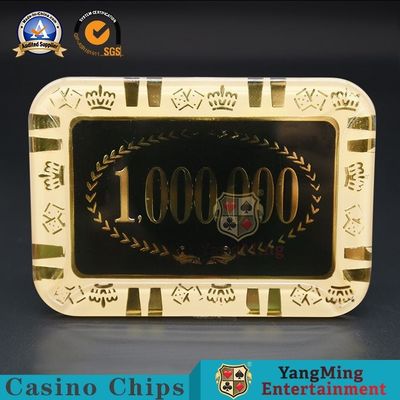 Aksesoris Meja Poker Kristal Akrilik Kristal Transparan