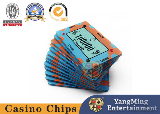 Texas Hold'em Poker Custom Keramik Kode Kasino Klub Casual Poker Game Chips Meja