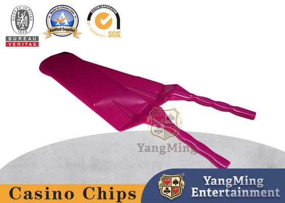 Kualitas Tinggi Pink Merah ABS Plastik Poker Meja Meja Top Kartu Gratis Pass Sekop