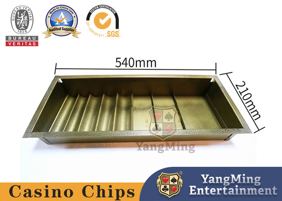 Baccarat Custom Single Layer Locked Acrylic Chips Tray