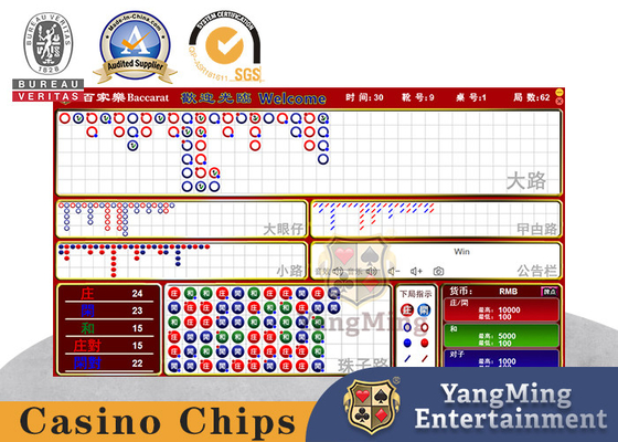 Aksesoris Perangkat Lunak Sistem Elektronik Meja Baccarat